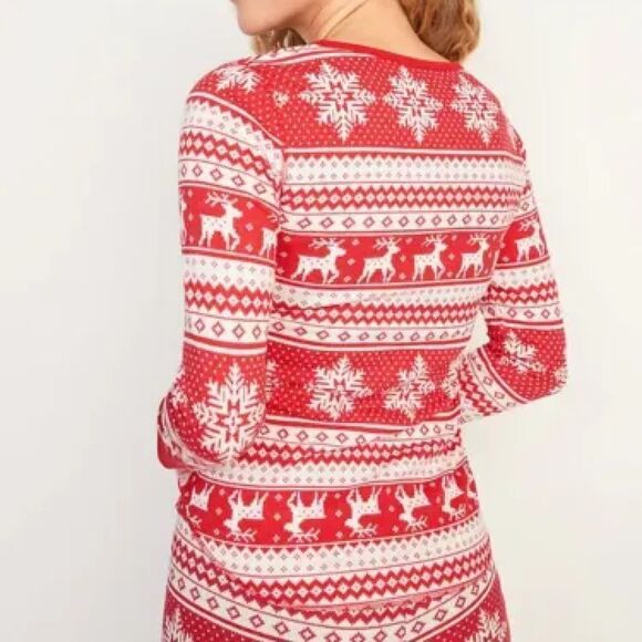 Red Fair Isle Top XXL Tall - Picture 6 of 7